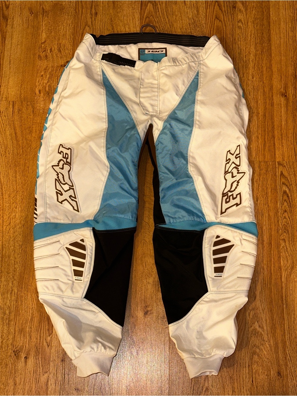 Fox Racing Motocross 180 Women’s Moto Pants Blue Brown Size 13/14 Waist 32